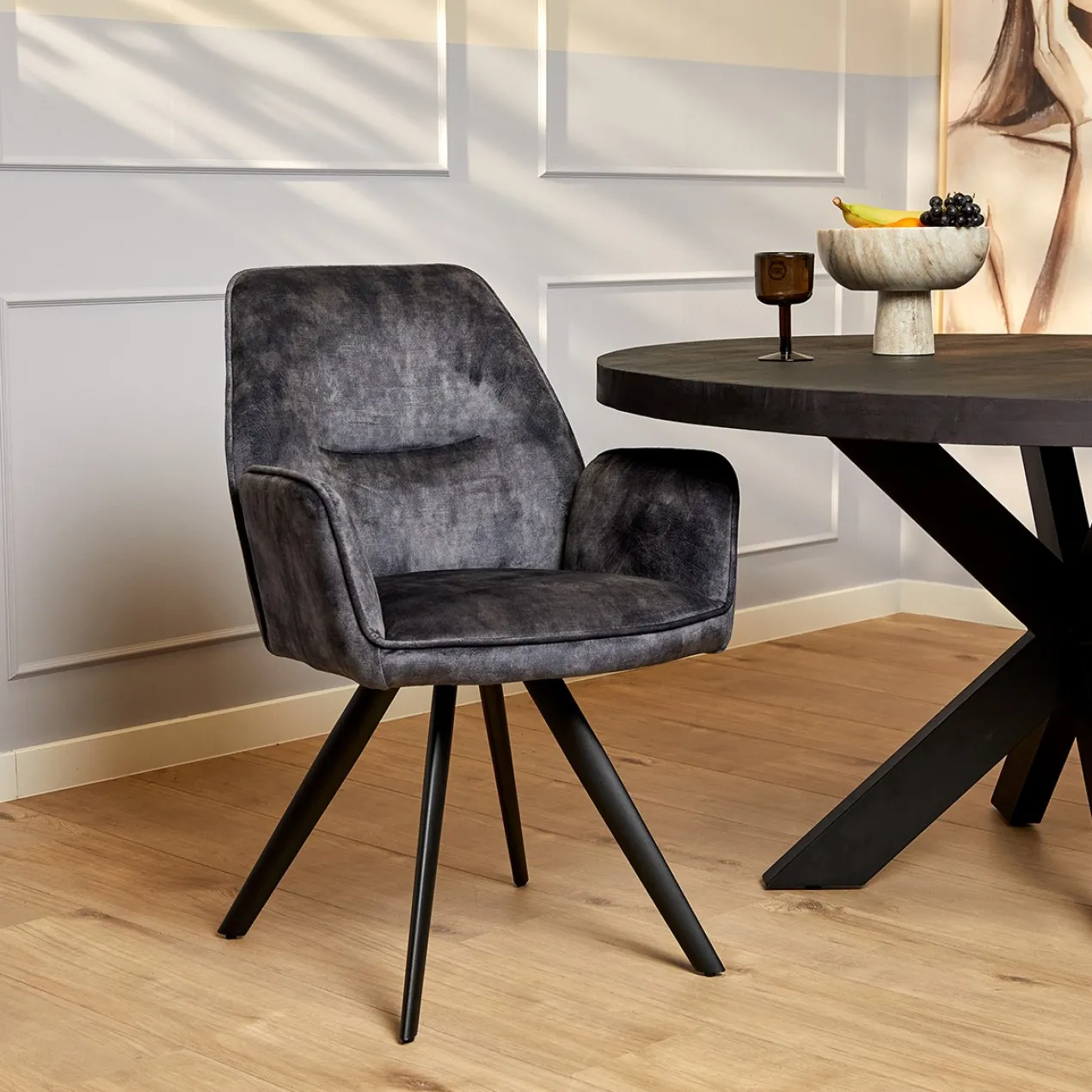 Stoel NZ Antraciet