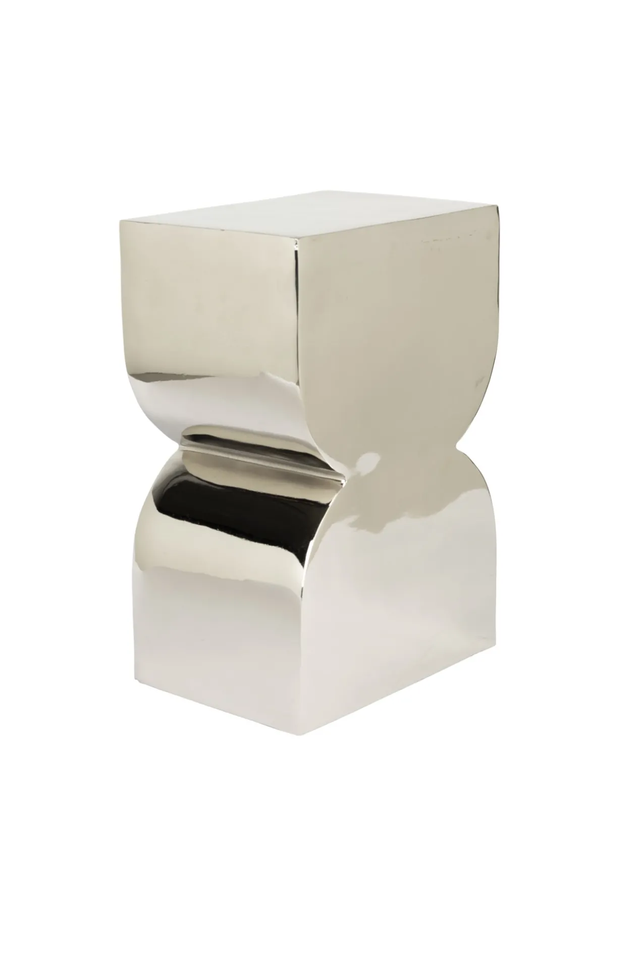 Stool cones shiny silver