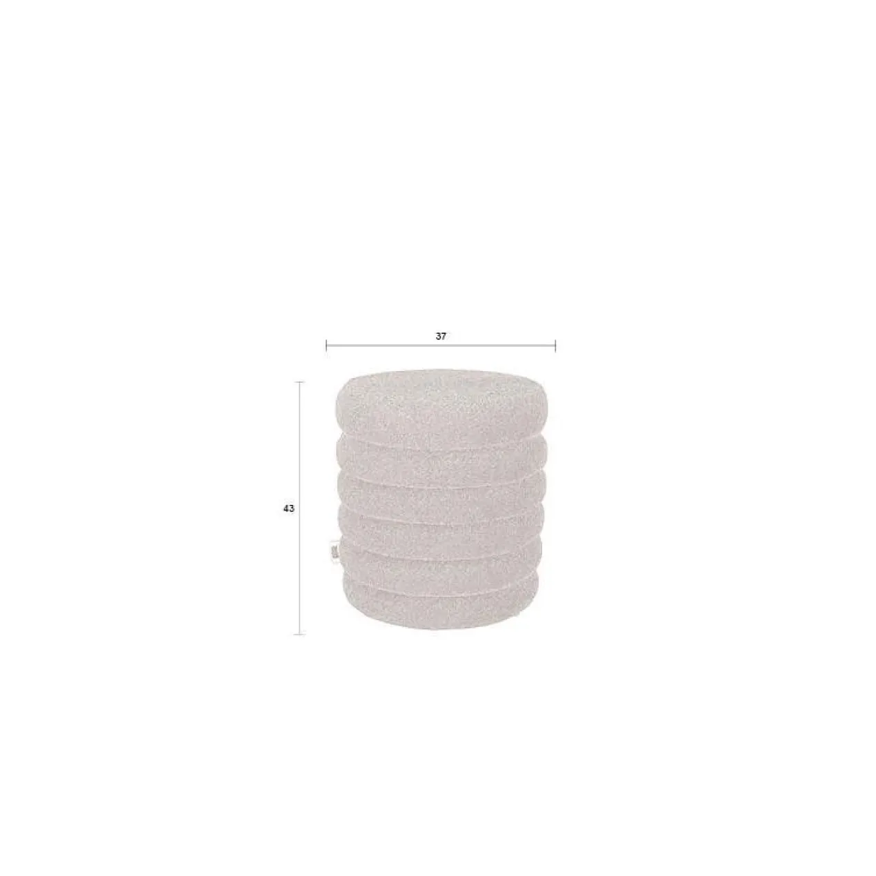 Stool fern black