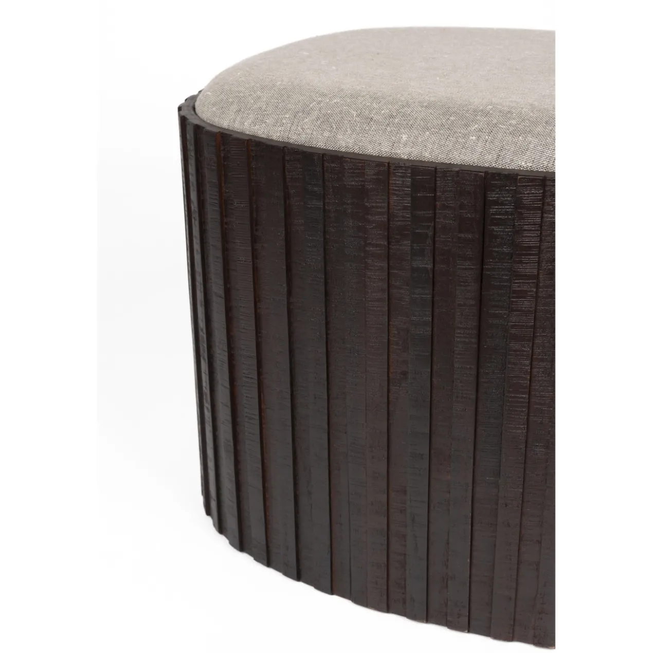Storage pouf bay low