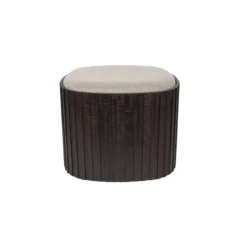 Storage pouf bay low