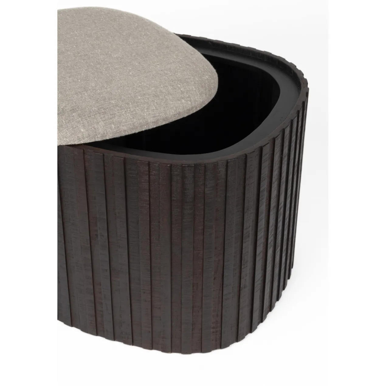 Storage pouf bay low