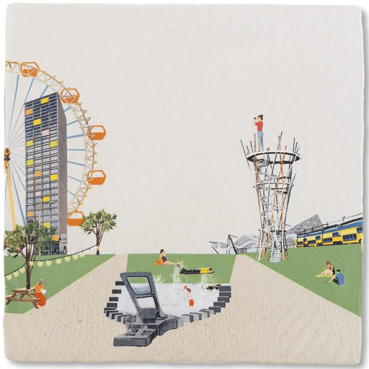 StoryTiles wandtegel Ons Tilburg Small
