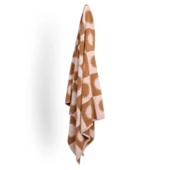 Strandlaken Noa 90x180 cm caramel/off white