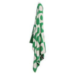 Strandlaken Noa 90x180 cm green/off white