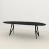 Studio HENK tafel Butterfly Blob - zwart frame, HPL Fenix ne
