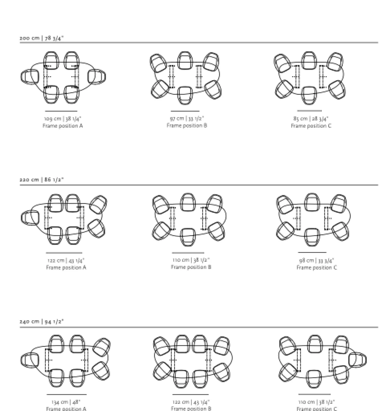 Studio HENK tafel Butterfly Blob - zwart frame, HPL Fenix ne