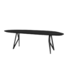 Studio HENK tafel Butterfly Blob - zwart frame, HPL Fenix ne
