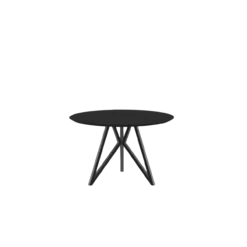 Studio HENK tafel Butterfly Rond Tripod - zwart frame, HPL F