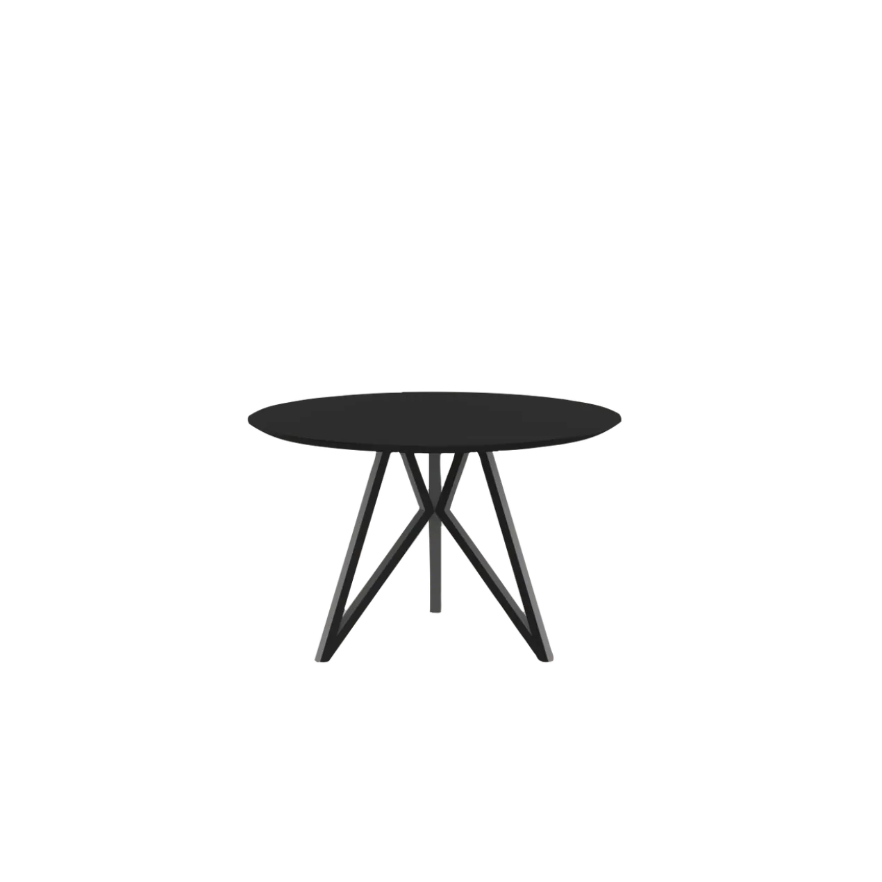 Studio HENK tafel Butterfly Rond Tripod - zwart frame, HPL F
