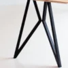 Studio HENK tafel Butterfly Rond Tripod - zwart frame, geroo