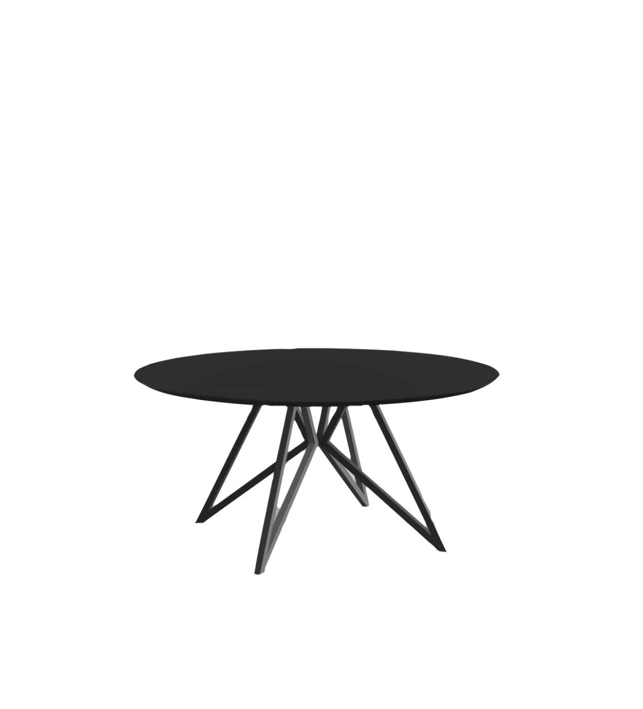 Studio HENK tafel Butterfly Rond QuadpodXL - zwart frame, HP