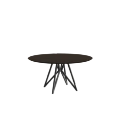 Studio HENK tafel Butterfly Rond Quadpod - zwart frame, gero