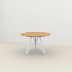 Studio HENK tafel Butterfly Rond Quadpod - wit frame, hardwa