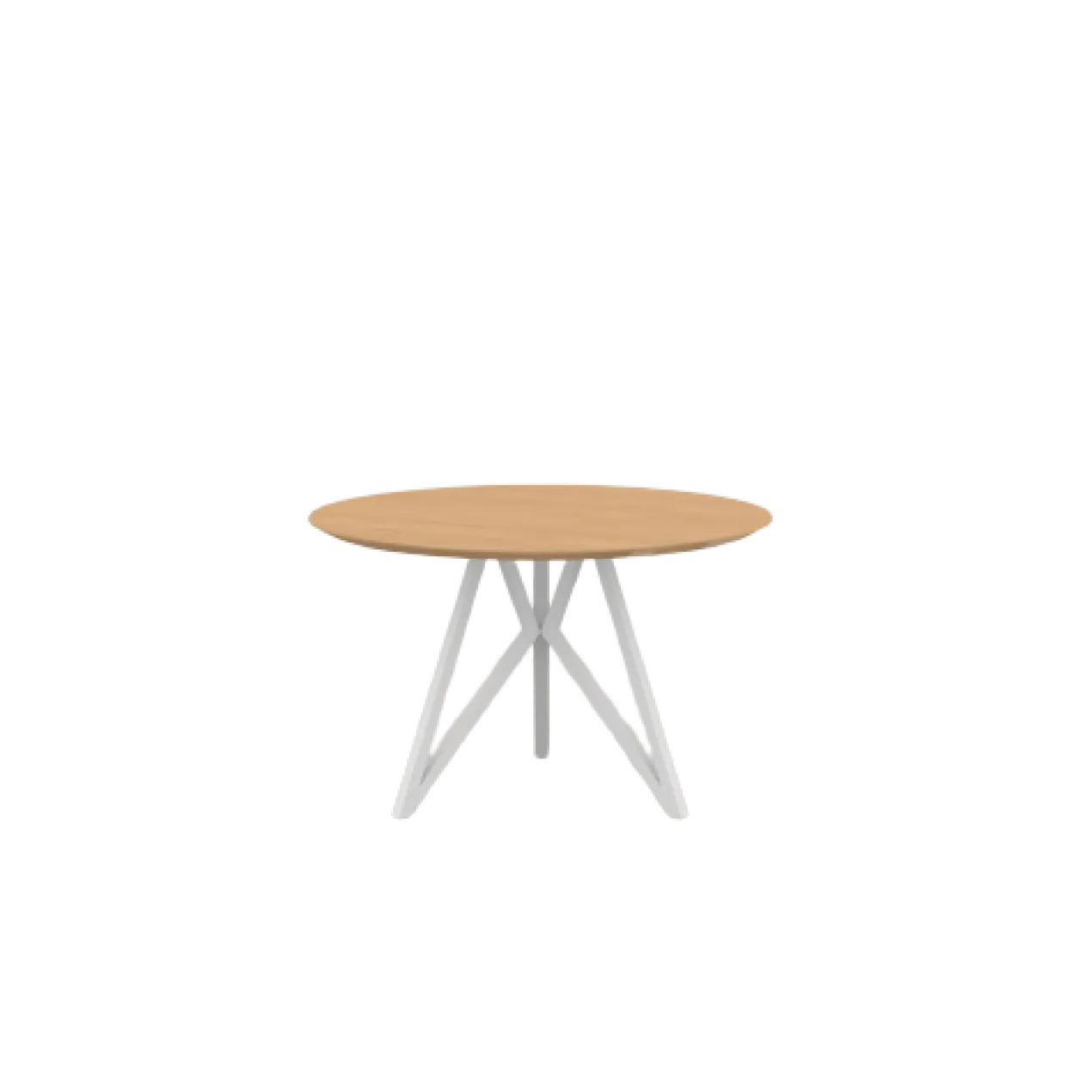 Studio HENK tafel Butterfly Rond Quadpod - wit frame, hardwa