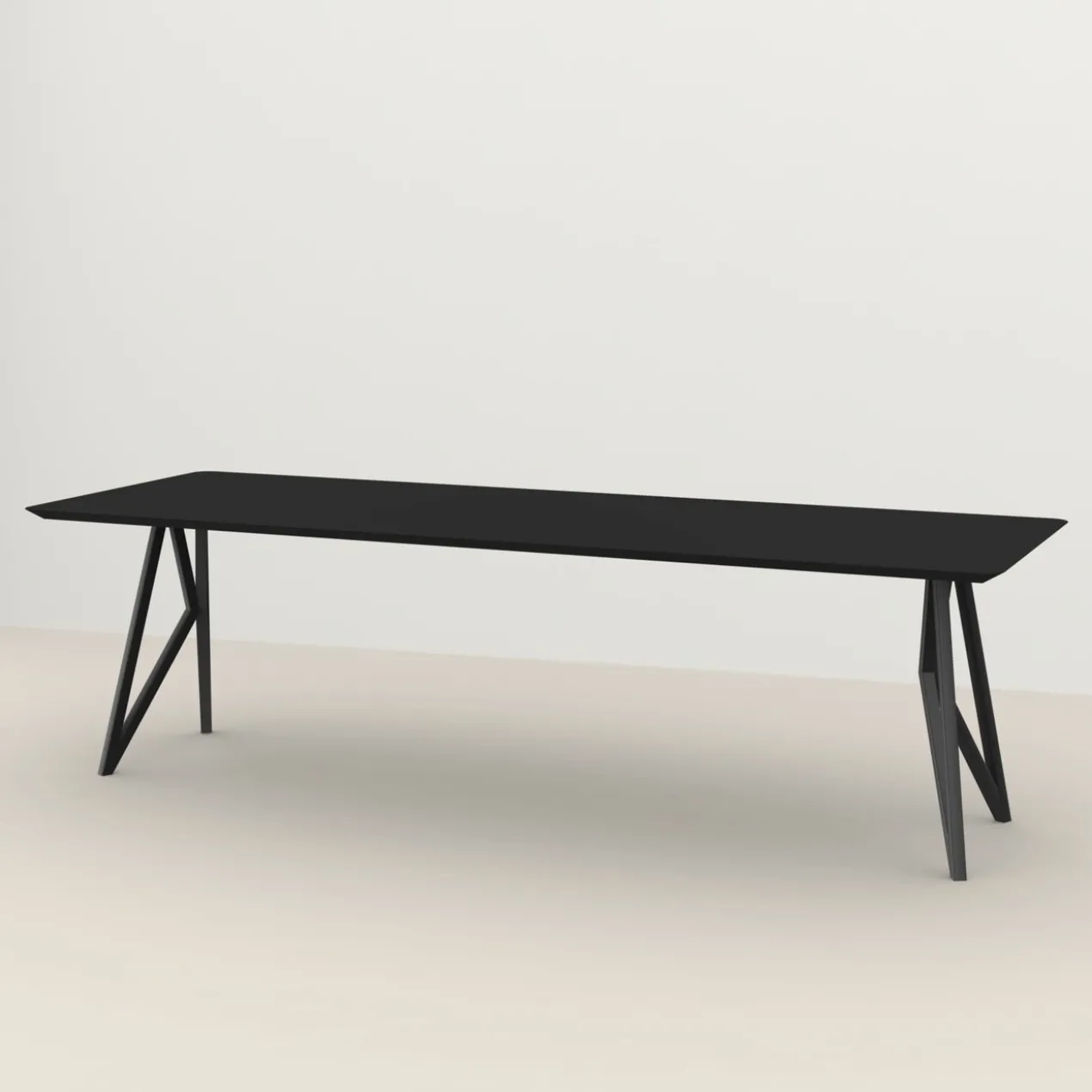 Studio HENK tafel Butterfly Rechthoekig - zwart frame, HPL F