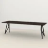 Studio HENK tafel Butterfly Rechthoekig - zwart frame, geroo