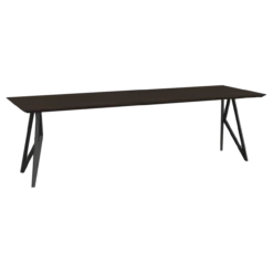 Studio HENK tafel Butterfly Rechthoekig - zwart frame, geroo