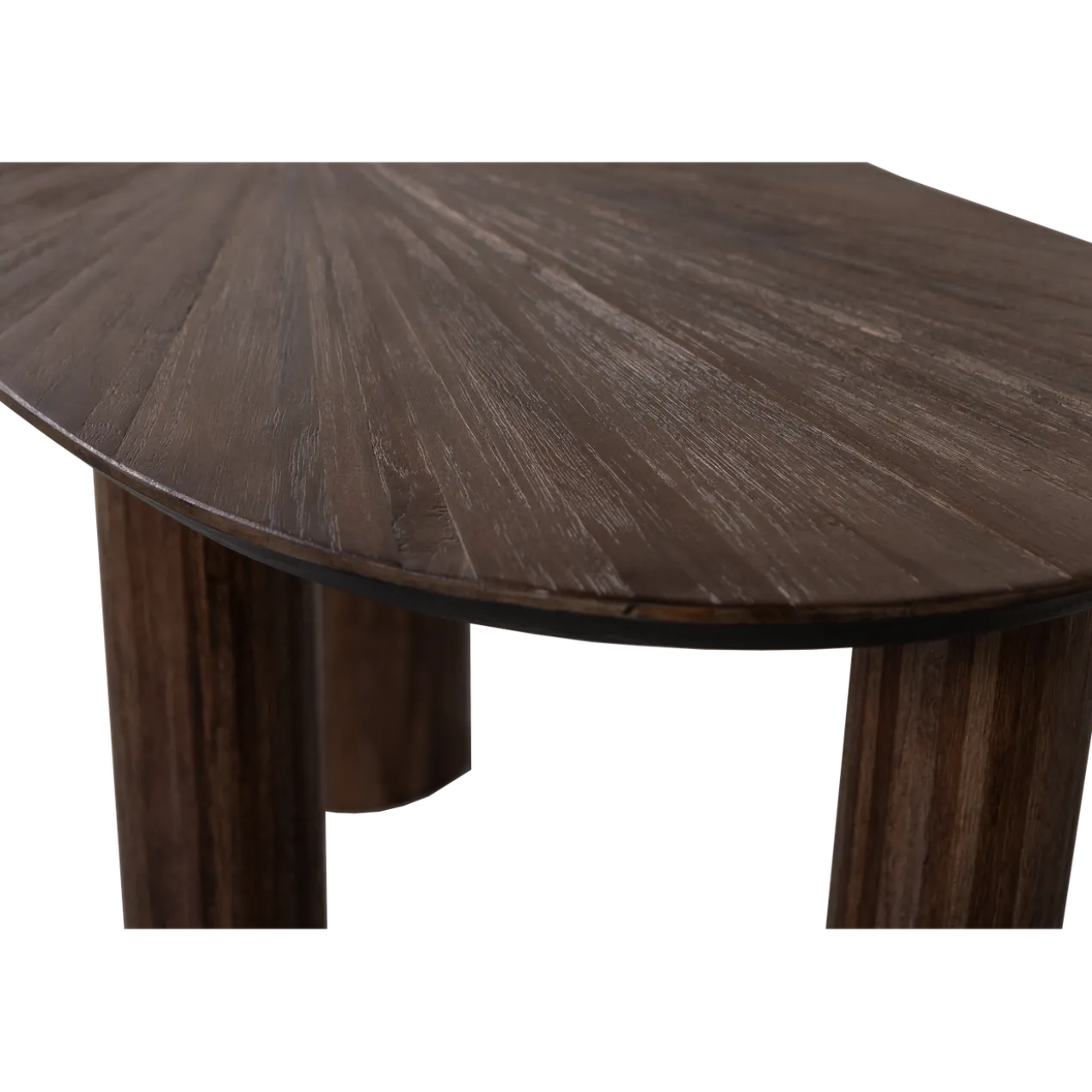Sun organische sidetable/bureau recycled teak bruin