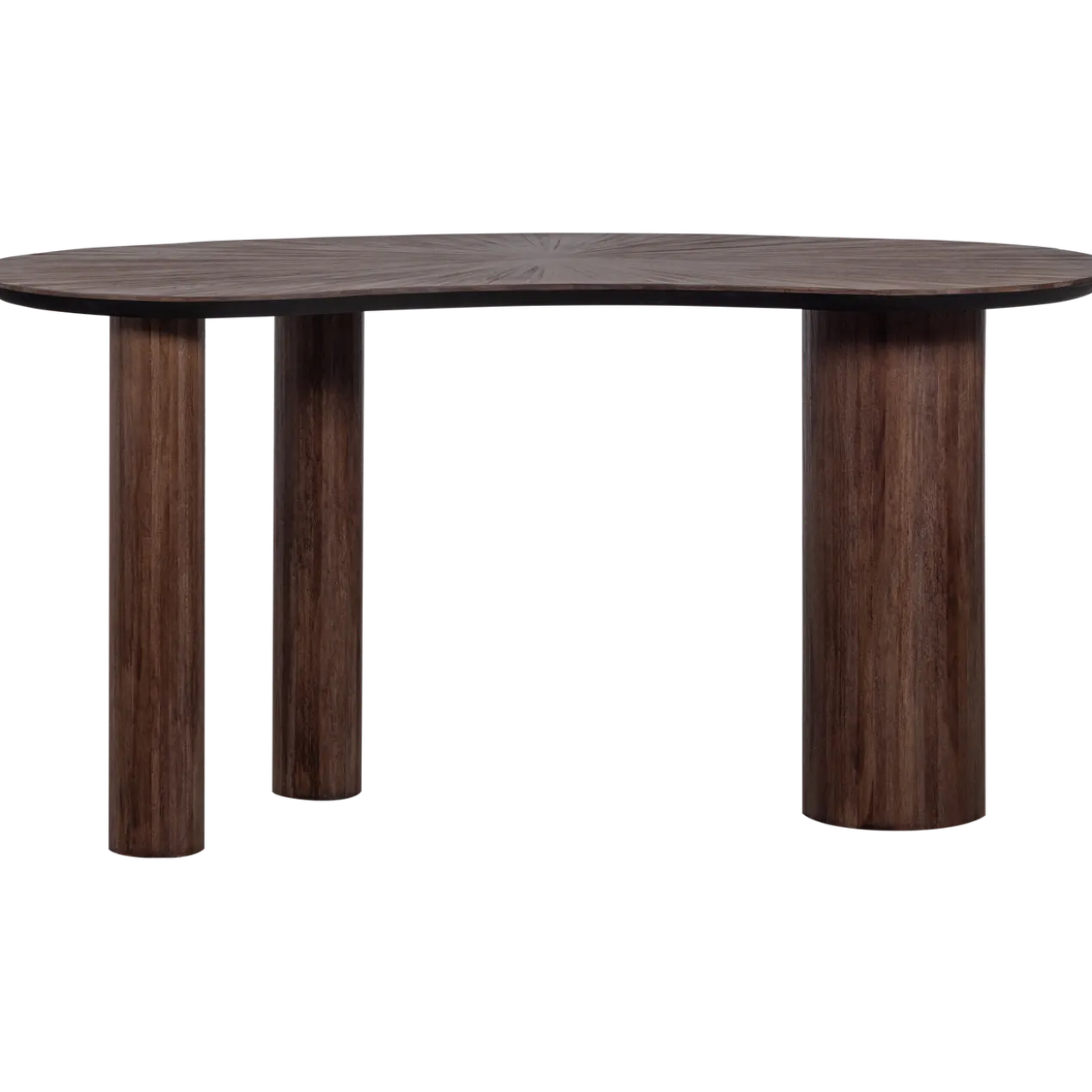 Sun organische sidetable/bureau recycled teak bruin