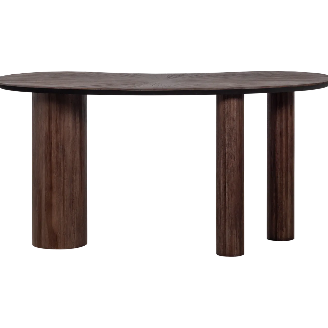 Sun organische sidetable/bureau recycled teak bruin
