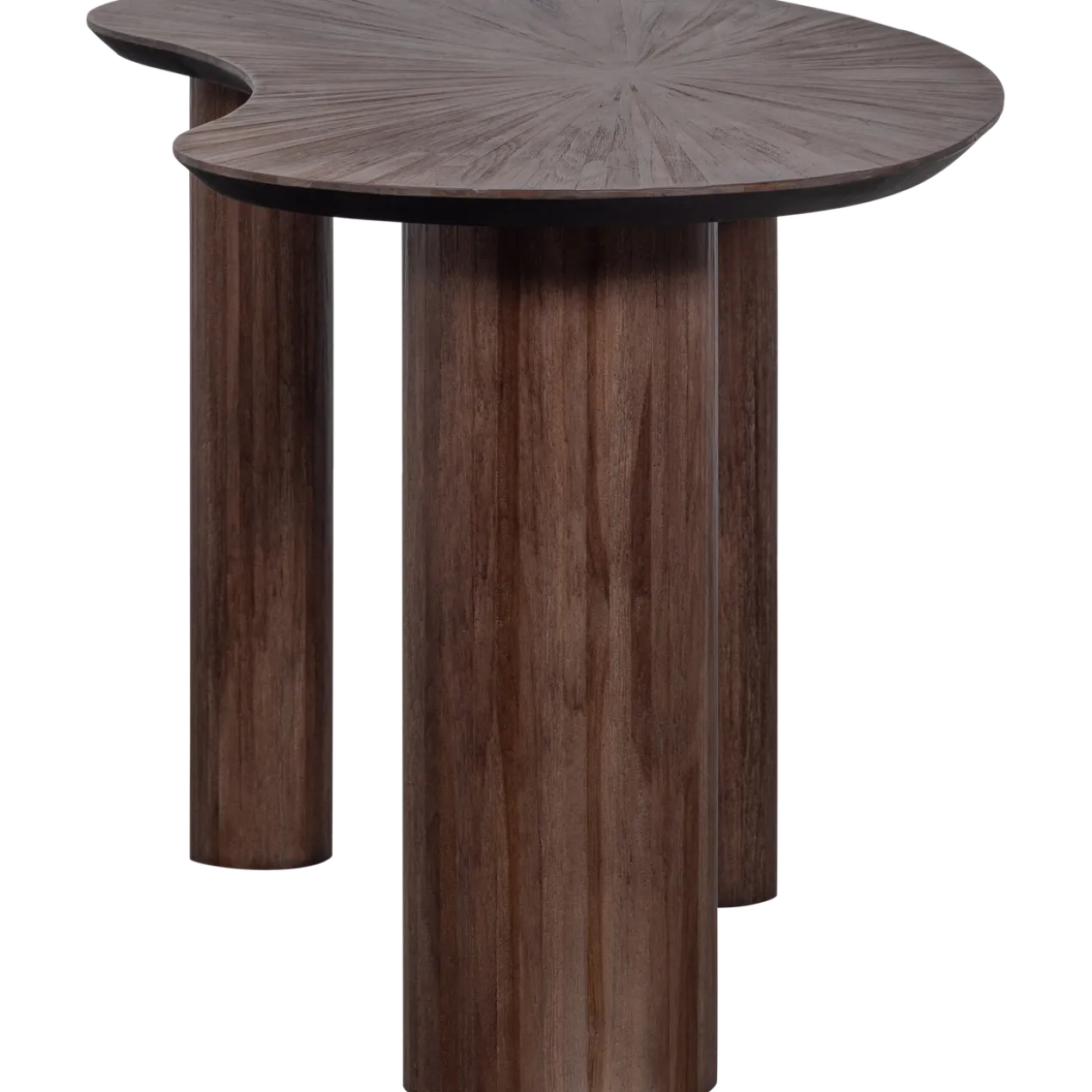 Sun organische sidetable/bureau recycled teak bruin