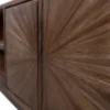 Sun tv meubel met open vak recycled teak bruin