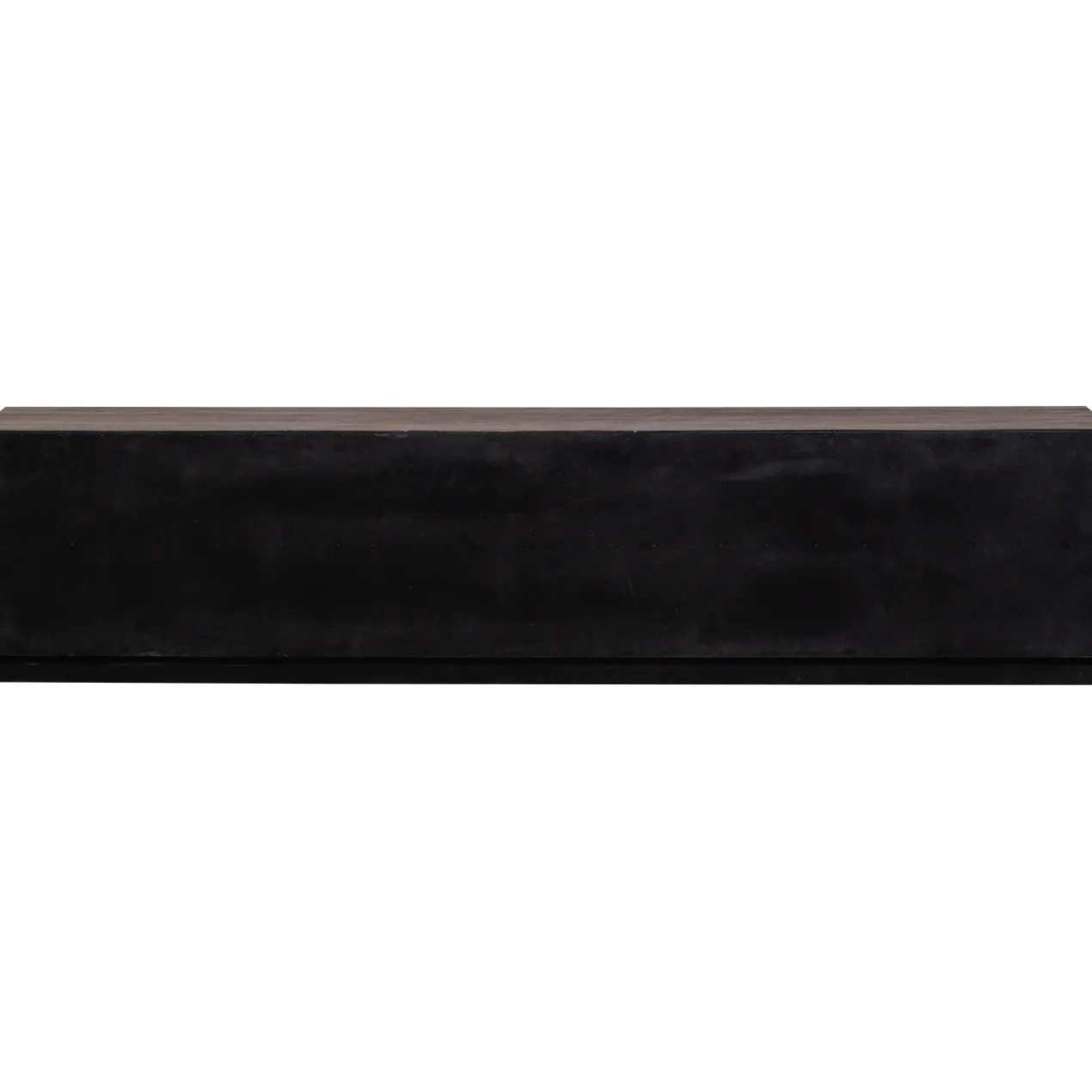 Sun tv meubel met open vak recycled teak bruin