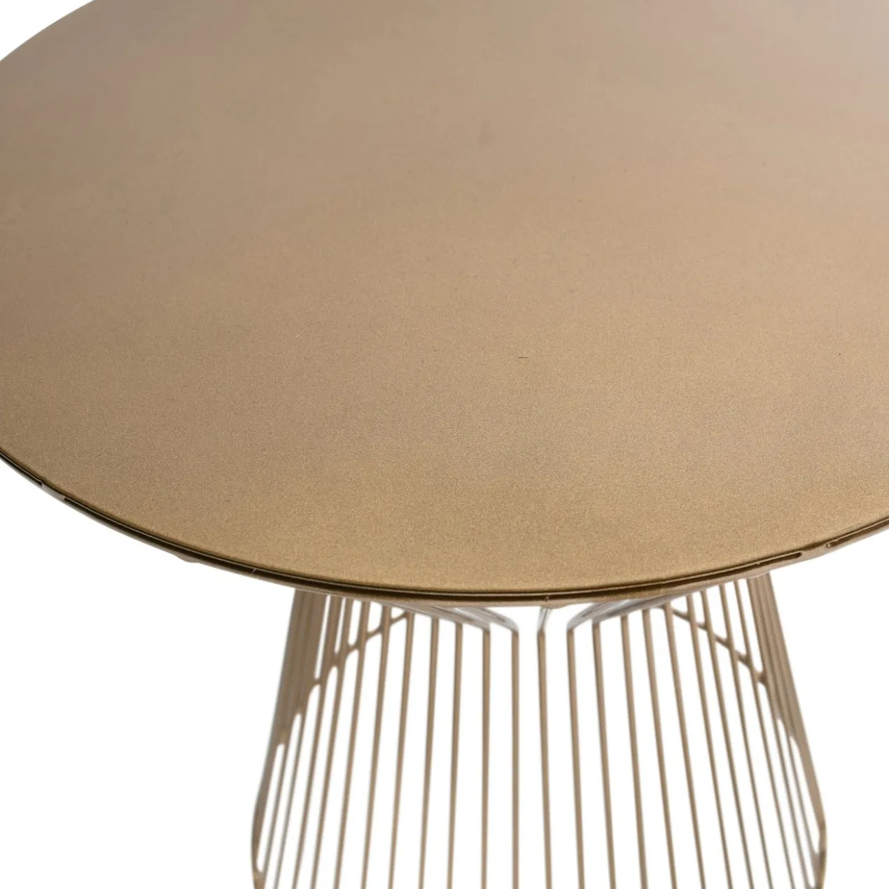 Suus bijzettafel metaal goud
