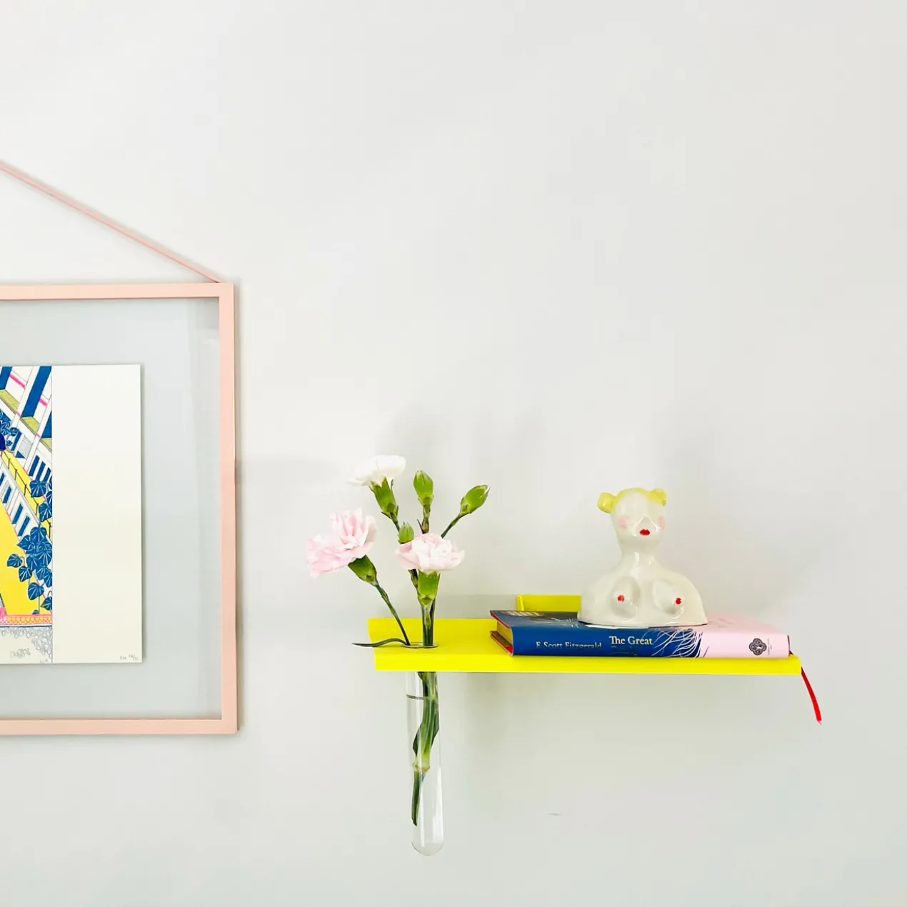 Sweet Flower Shelf No White No Grey