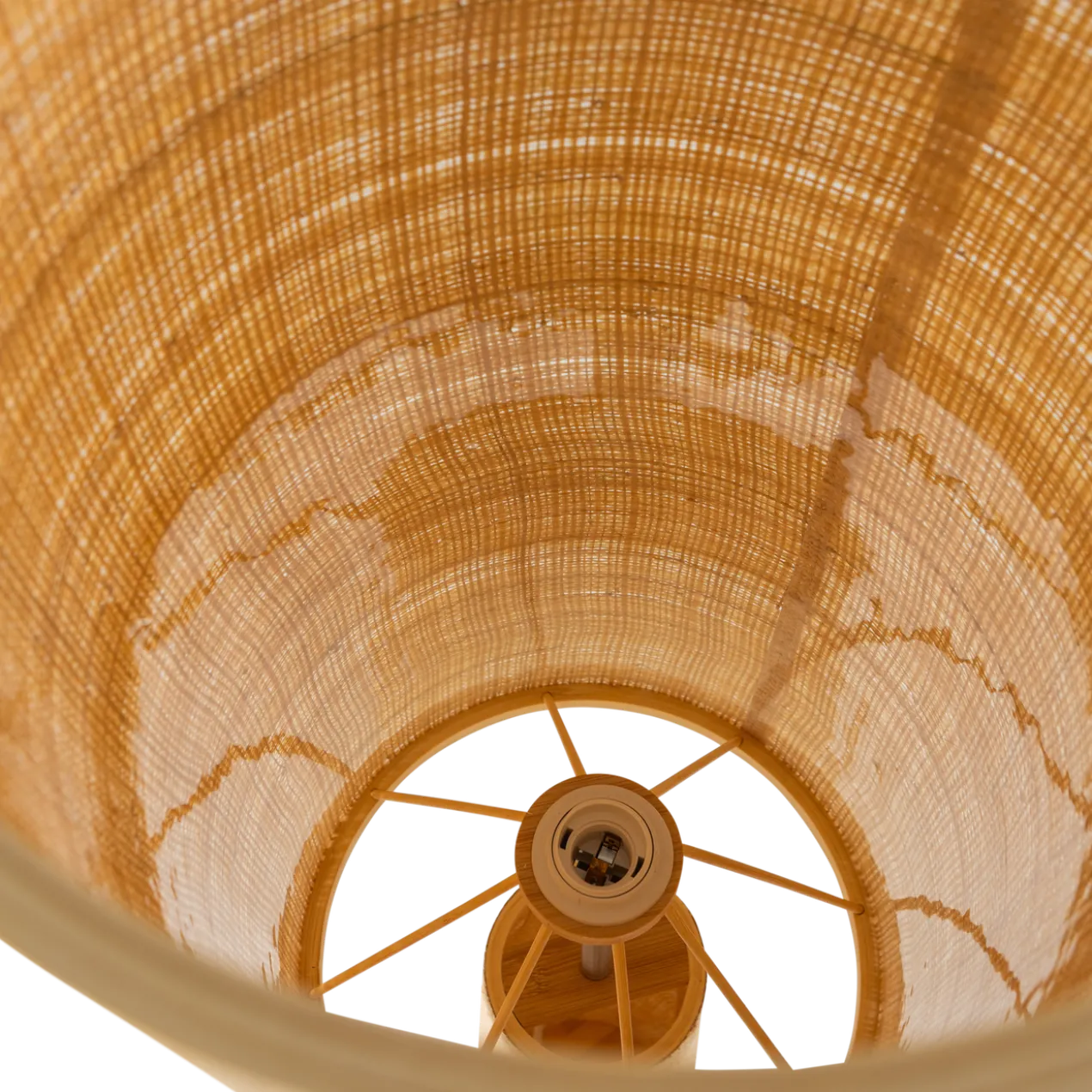 Syro vloerlamp raffia naturel 130xo30 cm