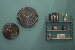 Table clock Book black paper