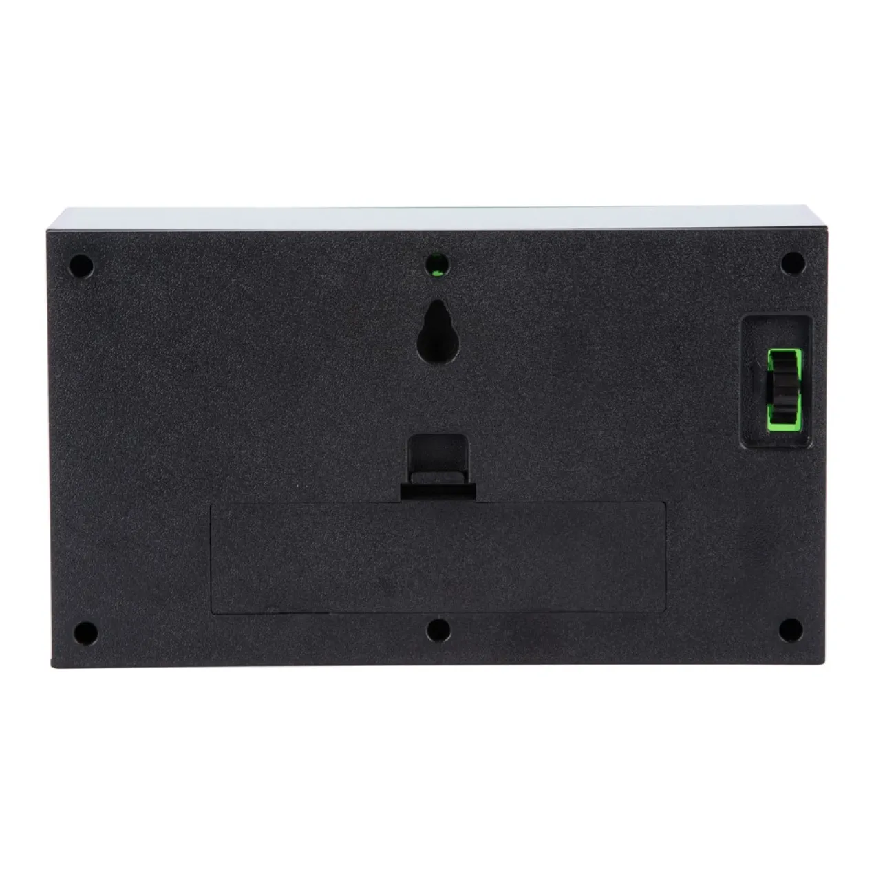 Table clock Boxed Flip acrylic green