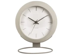 Table clock Nirvana Globe warm grey