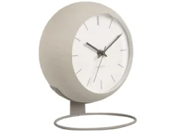 Table clock Nirvana Globe warm grey