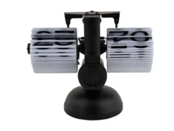 Table clock Small Flip black with white flips