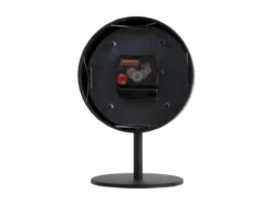 Table clock Stark iron matt black