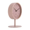 Table clock Stark iron matt faded pink