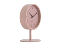 Table clock Stark iron matt faded pink