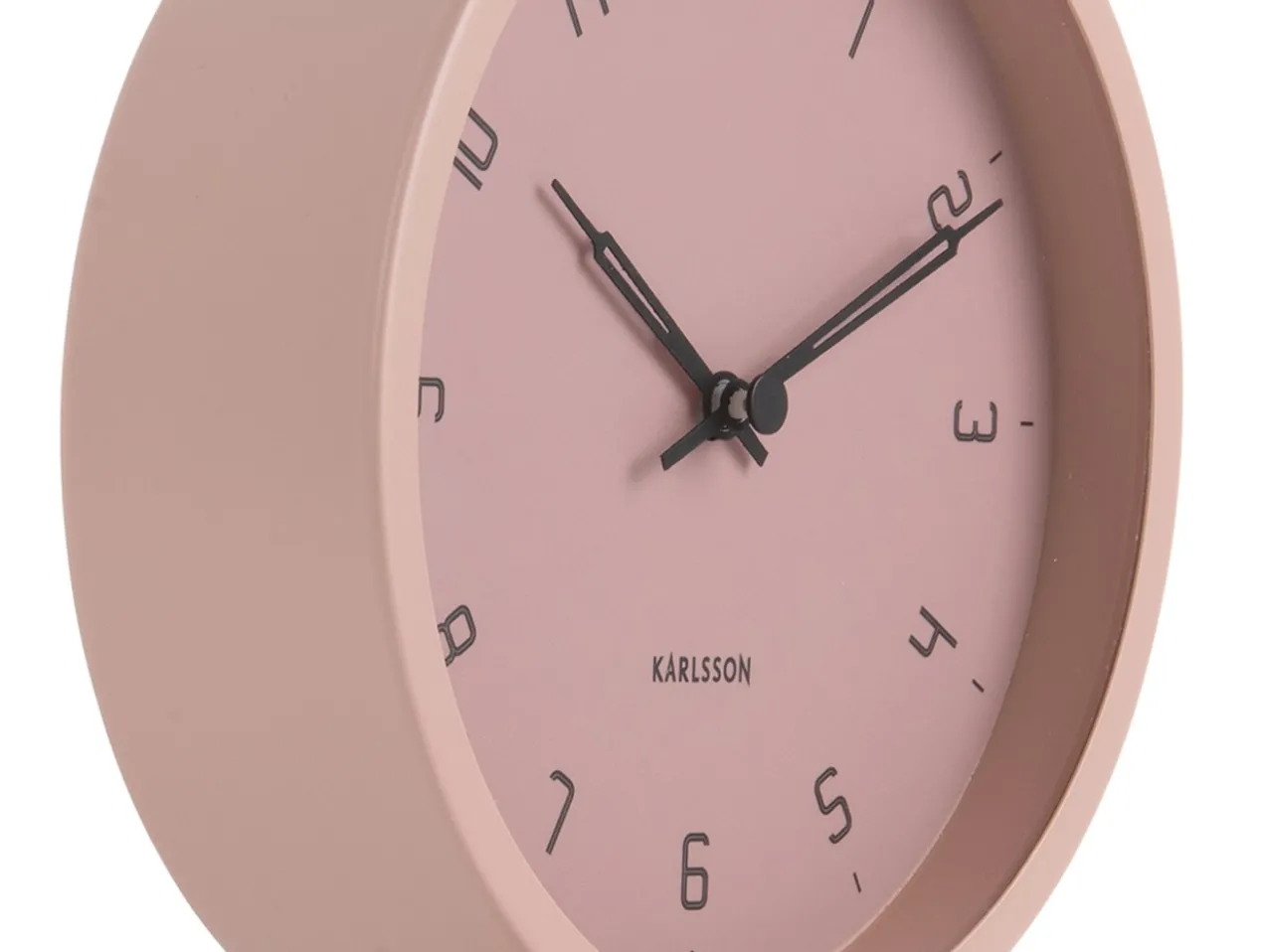 Table clock Stark iron matt faded pink