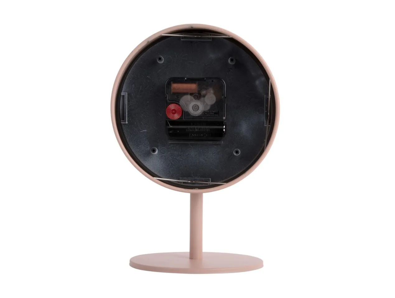 Table clock Stark iron matt faded pink