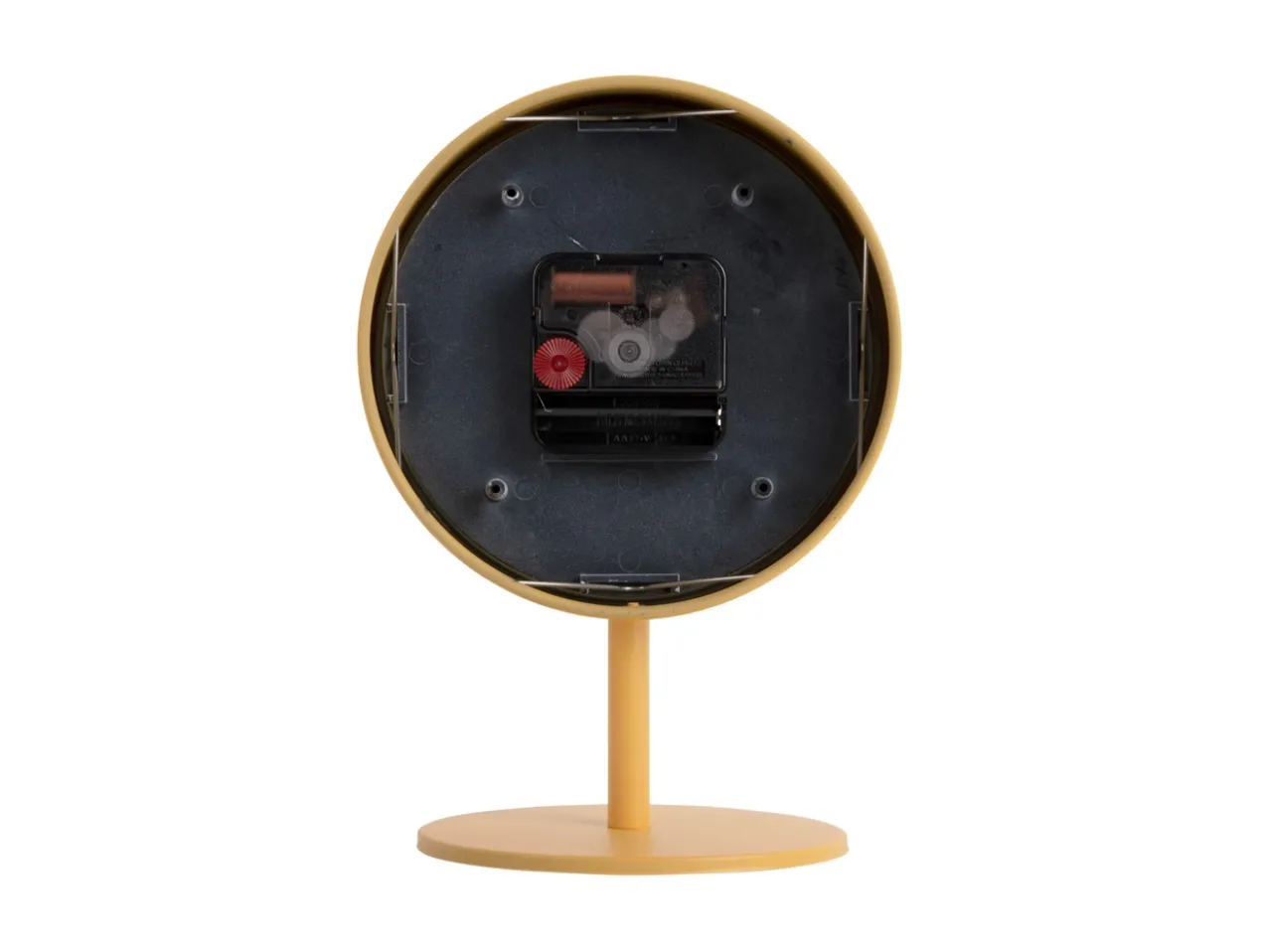 Table clock Stark iron matt honey yellow