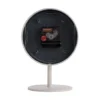 Table clock Stark iron matt warm grey