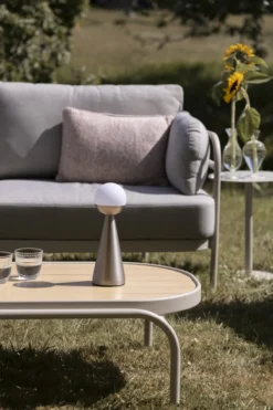 Table lamp bello silver