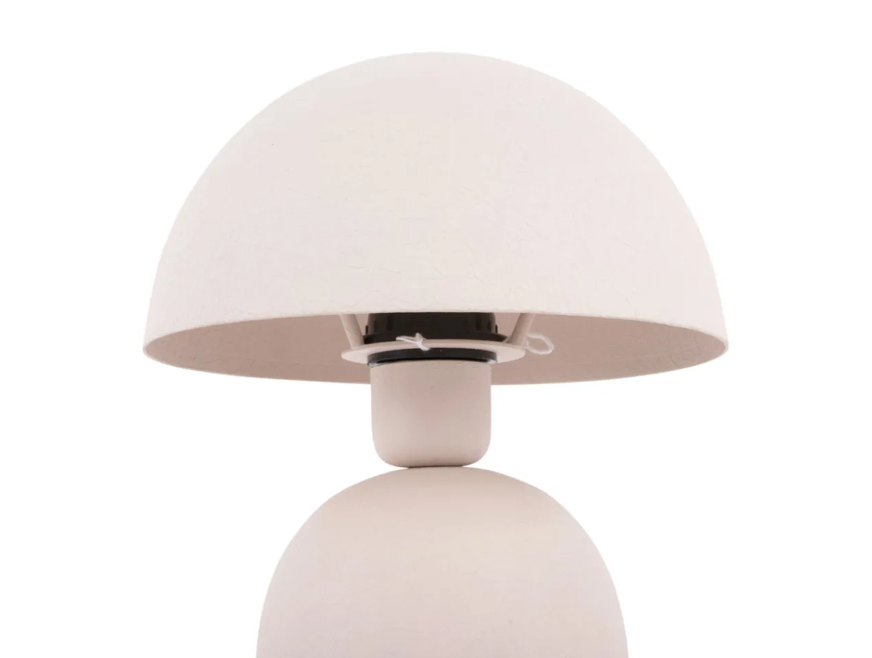 Table lamp Boaz iron textured warm grey