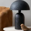 Table lamp Boaz large iron textured black