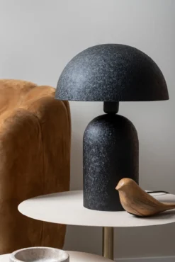 Table lamp Boaz large iron textured black