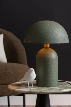 Table lamp Boaz large iron textured jungle green