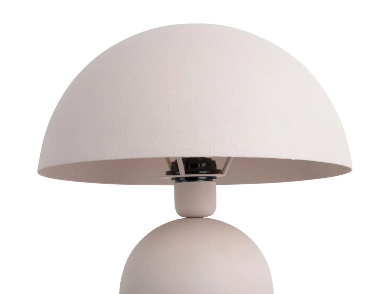 Table lamp Boaz large iron textured warm grey