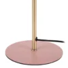 Table lamp Bonnet metal faded pink